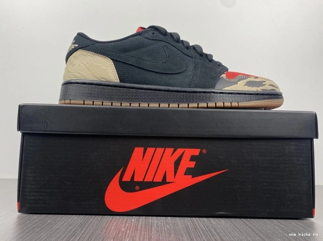 Chep Onekick SoleFly x DN3400-001 Air Jordan 1 Low Carnivore 0808